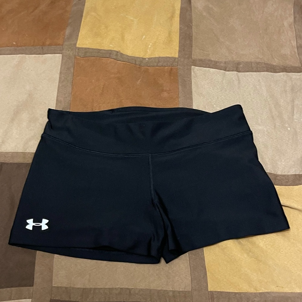 Large Black Under armour Spandex Shorts